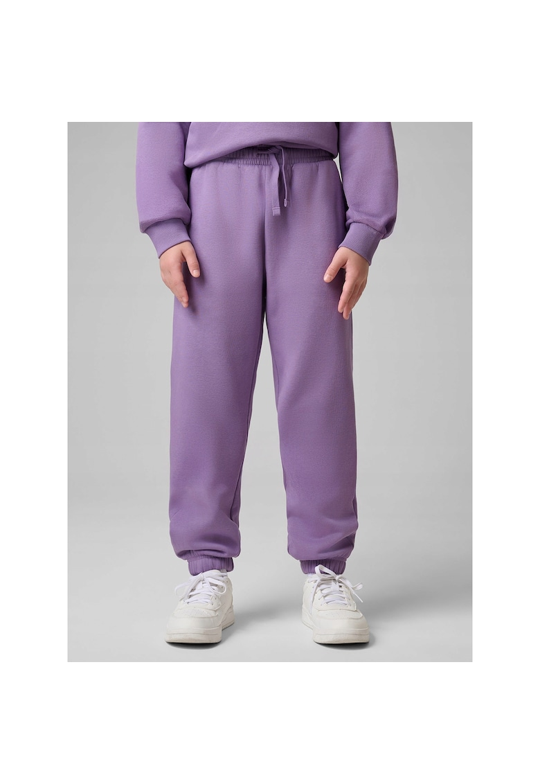 Pantaloni sport fete - bumbac - violet