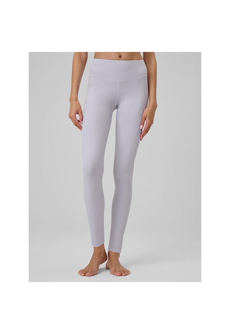 Colanti sport dama yoga - violet - uscare rapida - talie inalta