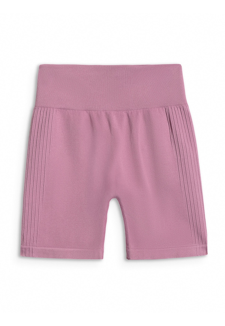 Colanti scurti dama talie inalta - fara cusaturi - roz -
