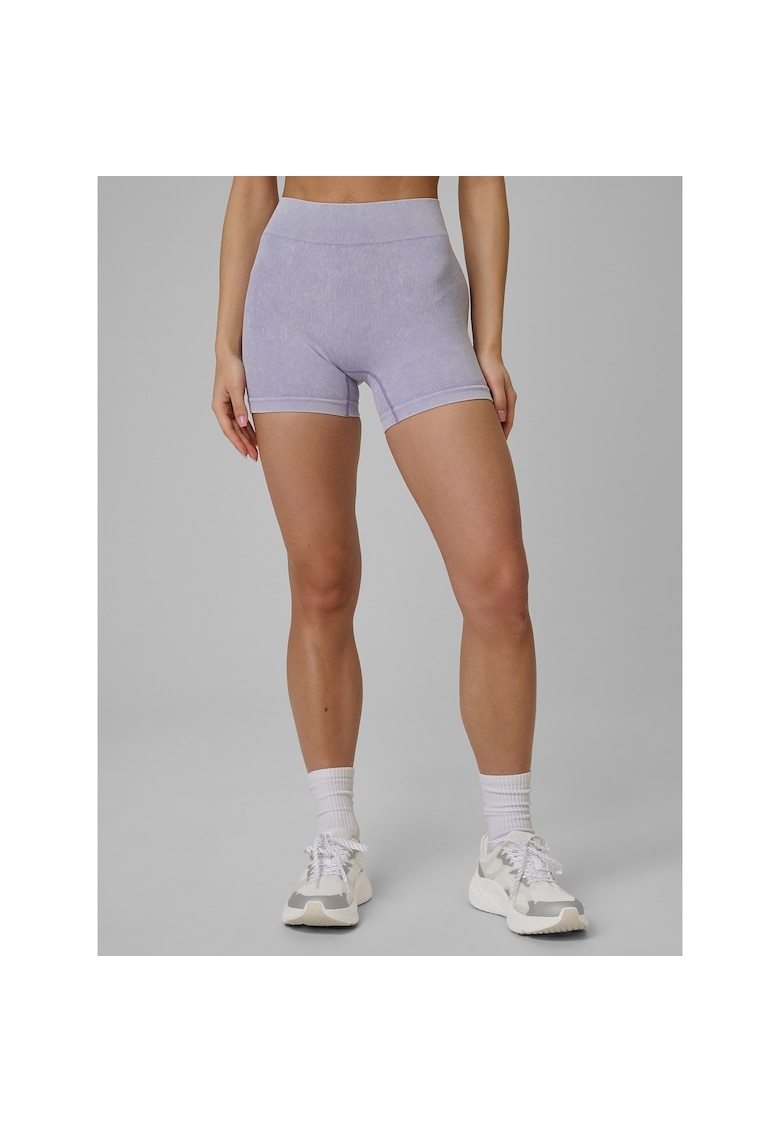 Pantaloni sport dama colanti violeti - fara cusaturi - uscare rapida