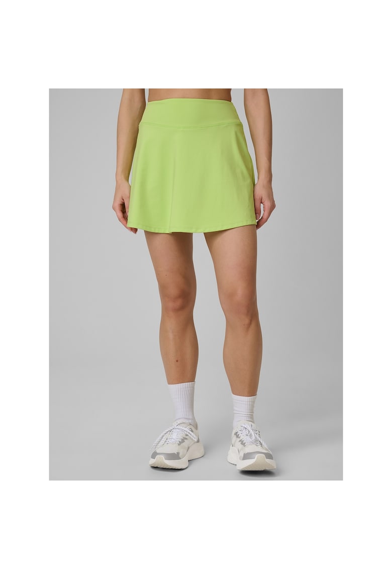 Fusta sport dama verde - uscare rapida - talie inalta