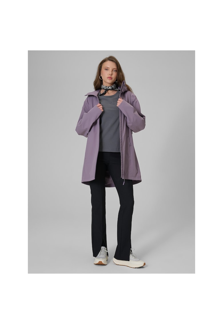 Jacheta sport parka de dama violeta cu membrana - impermeabilitate - respirabilitate