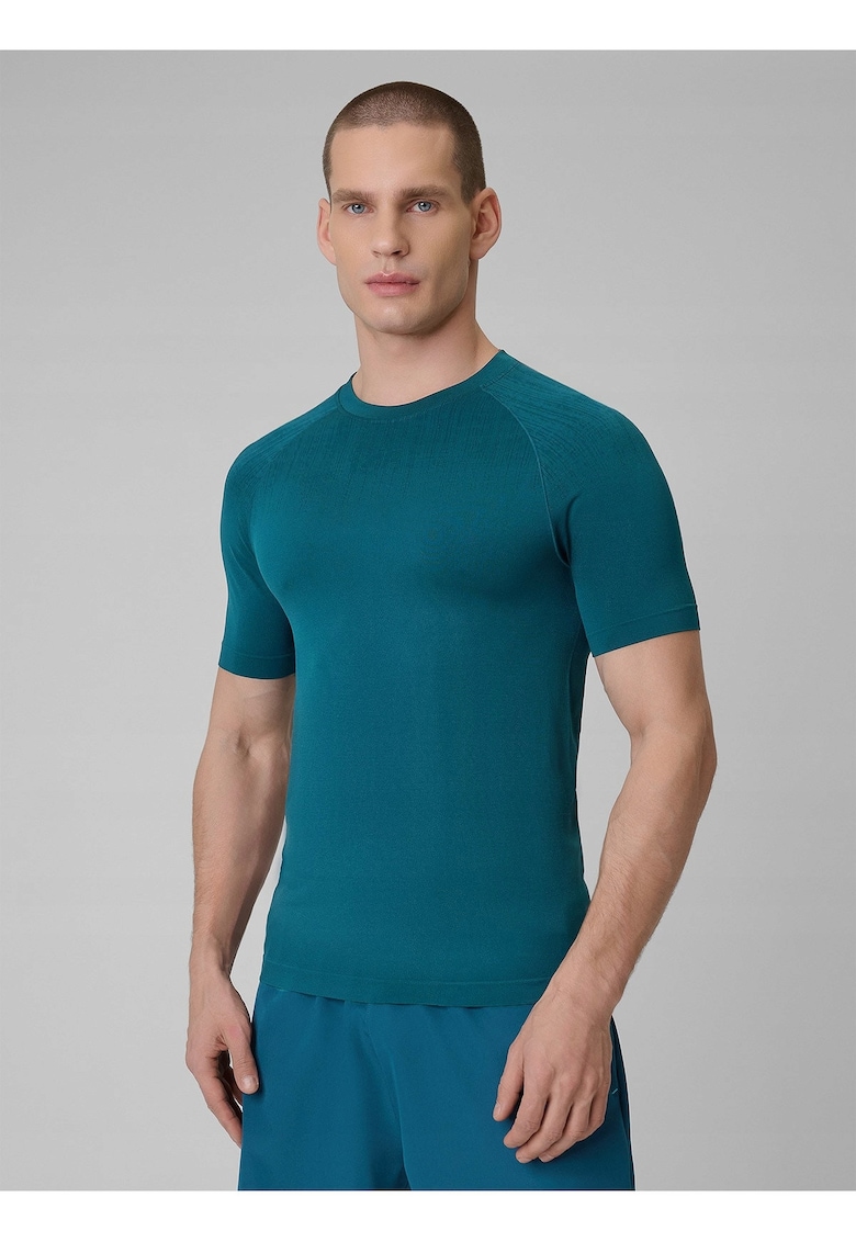 Tricou barbati - bleumarin - slim - uscare rapida - fara cusaturi -