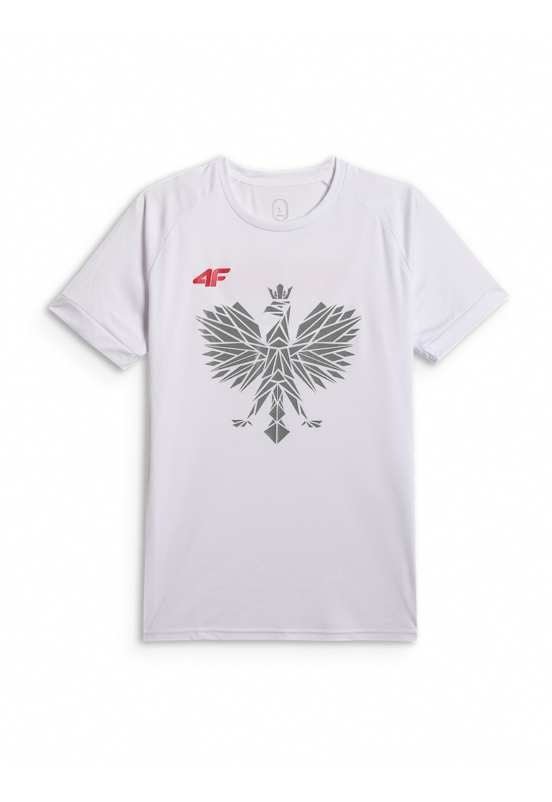 Tricou barbati - suporter unisex - alb - bumbac