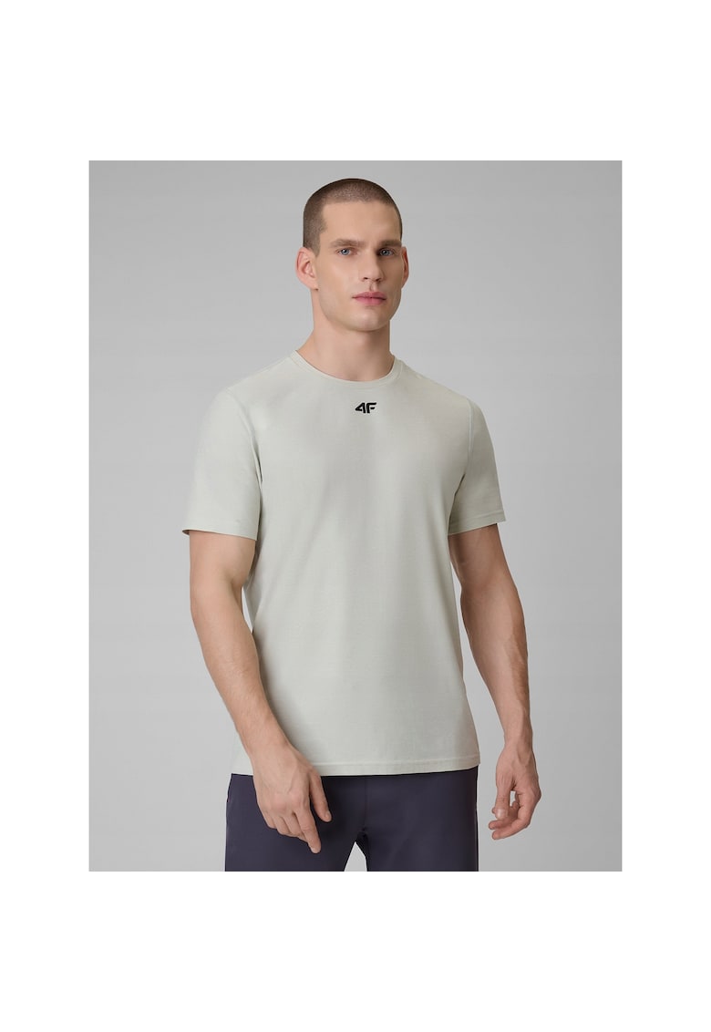 Tricou sport barbati uscare rapida - sintetic - alb