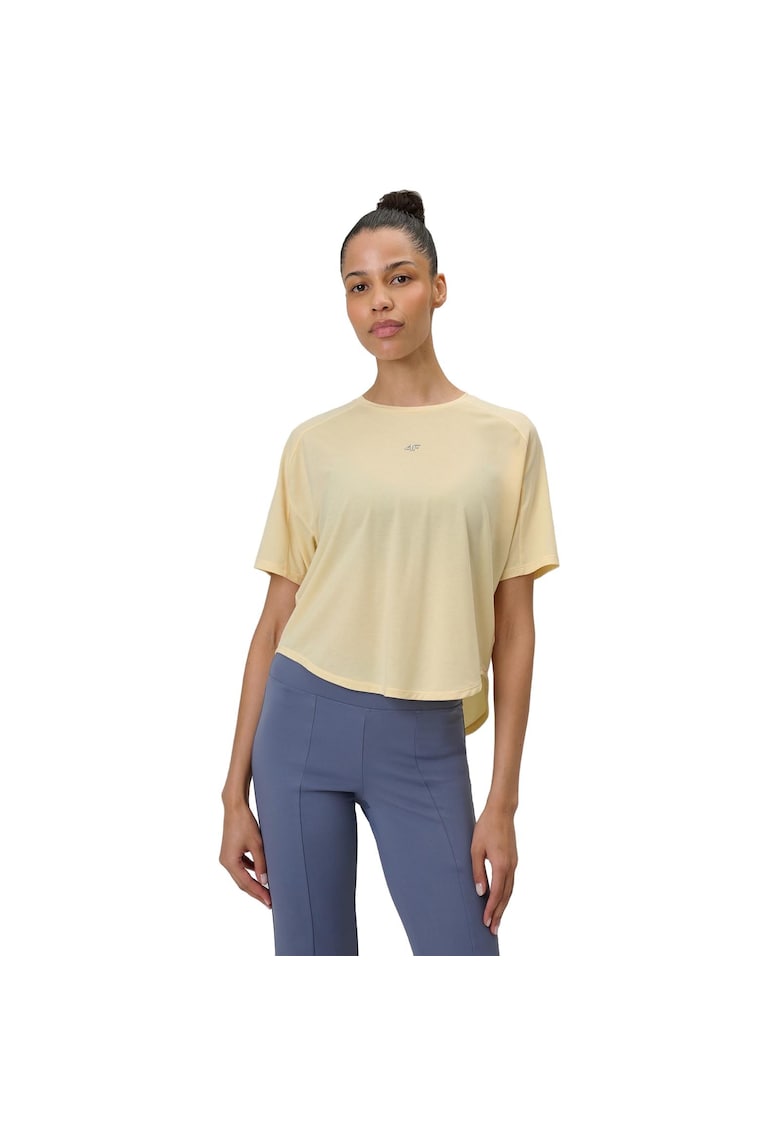 Tricou yoga dama - uscare rapida - lyocell - galben