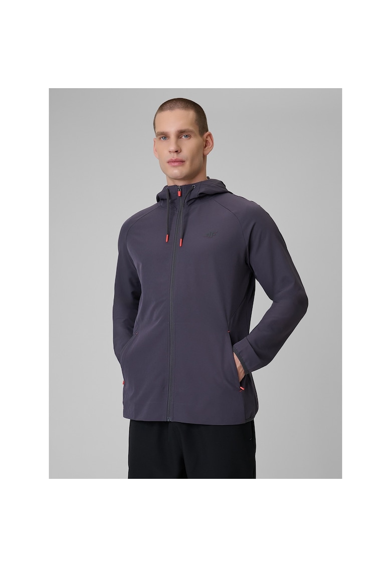 Hanorac sport barbati - cu gluga - uscare rapida - gri