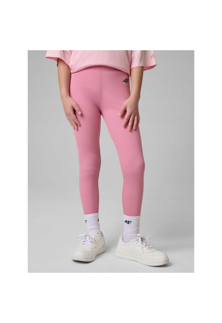 Colanti sport copii - bumbac - roz