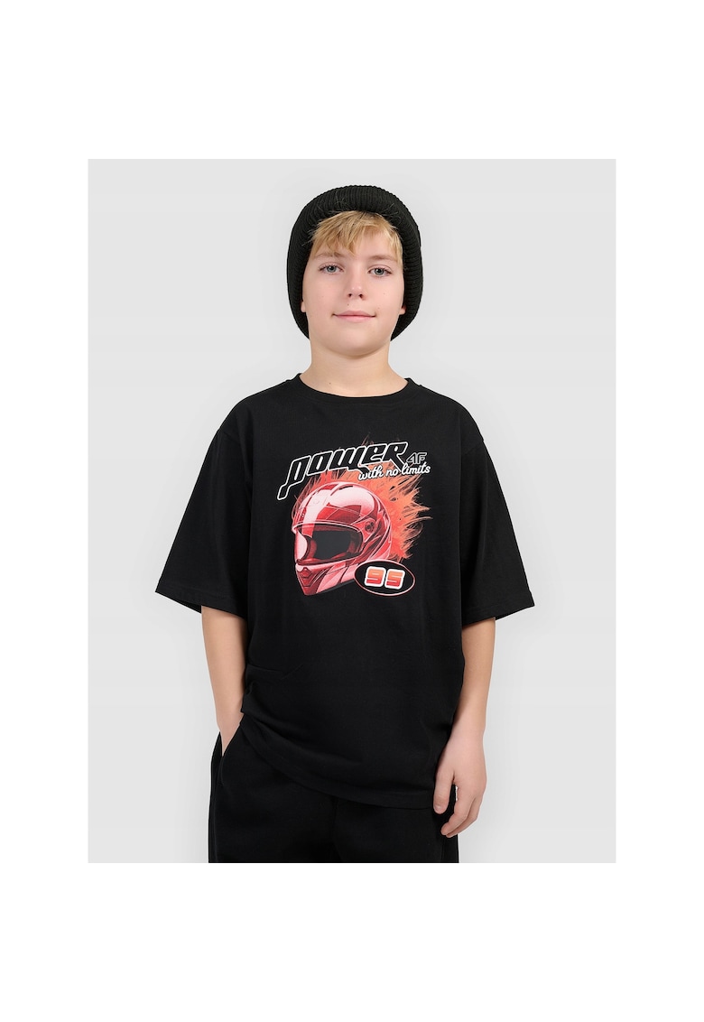 Tricou copii negru - bumbac - lejeritate - respirabilitate -