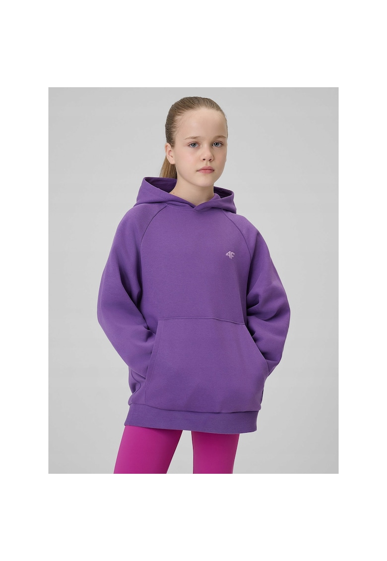 Hanorac sport fete - bumbac - violet -