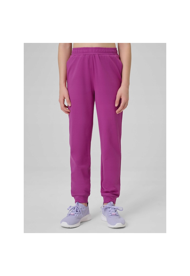 Pantaloni sport fete Junior roz caldurosi 134x140cm