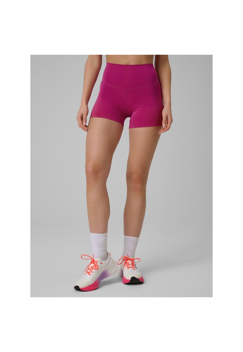 Colanti sport model slim - roz - cu uscare rapida - pentru femei - de antrenament