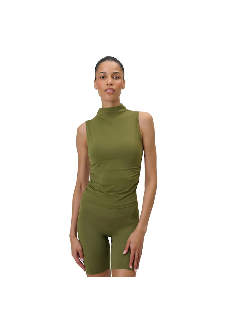 Maiou sport dama uscare rapida - verde masliniu -