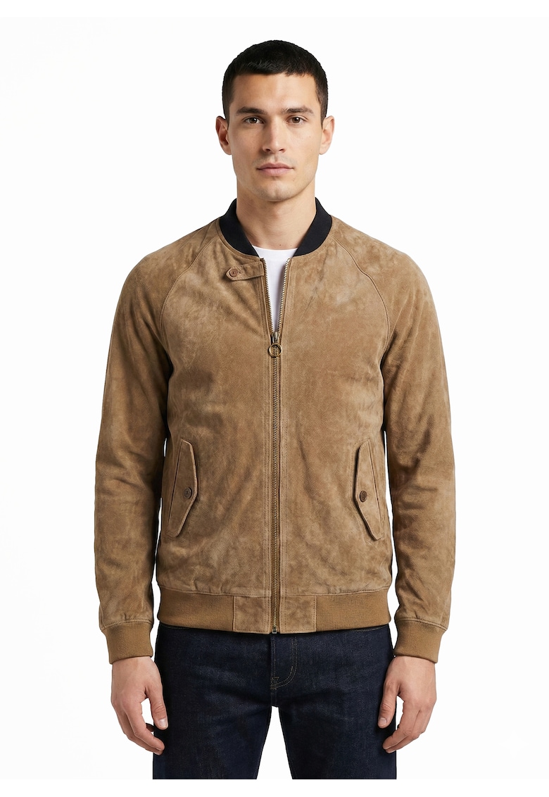 Jacheta din piele intoarsa -