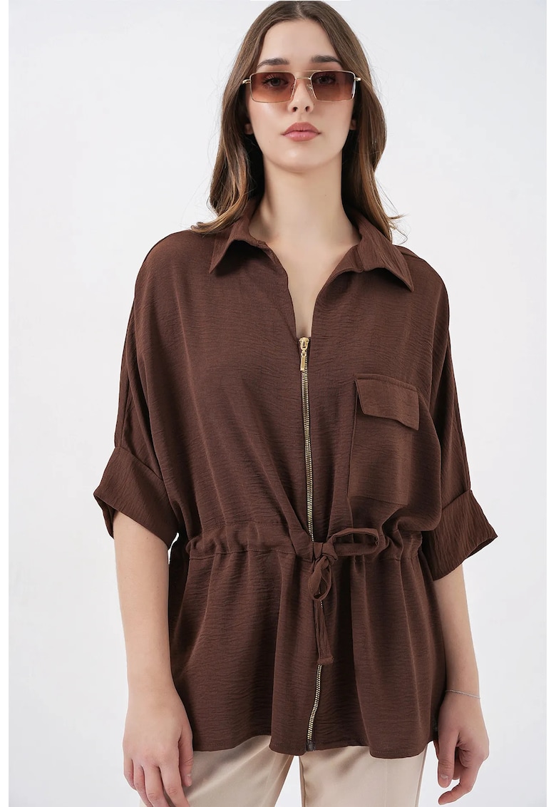 Camasa dama - Textil - Maro inchis