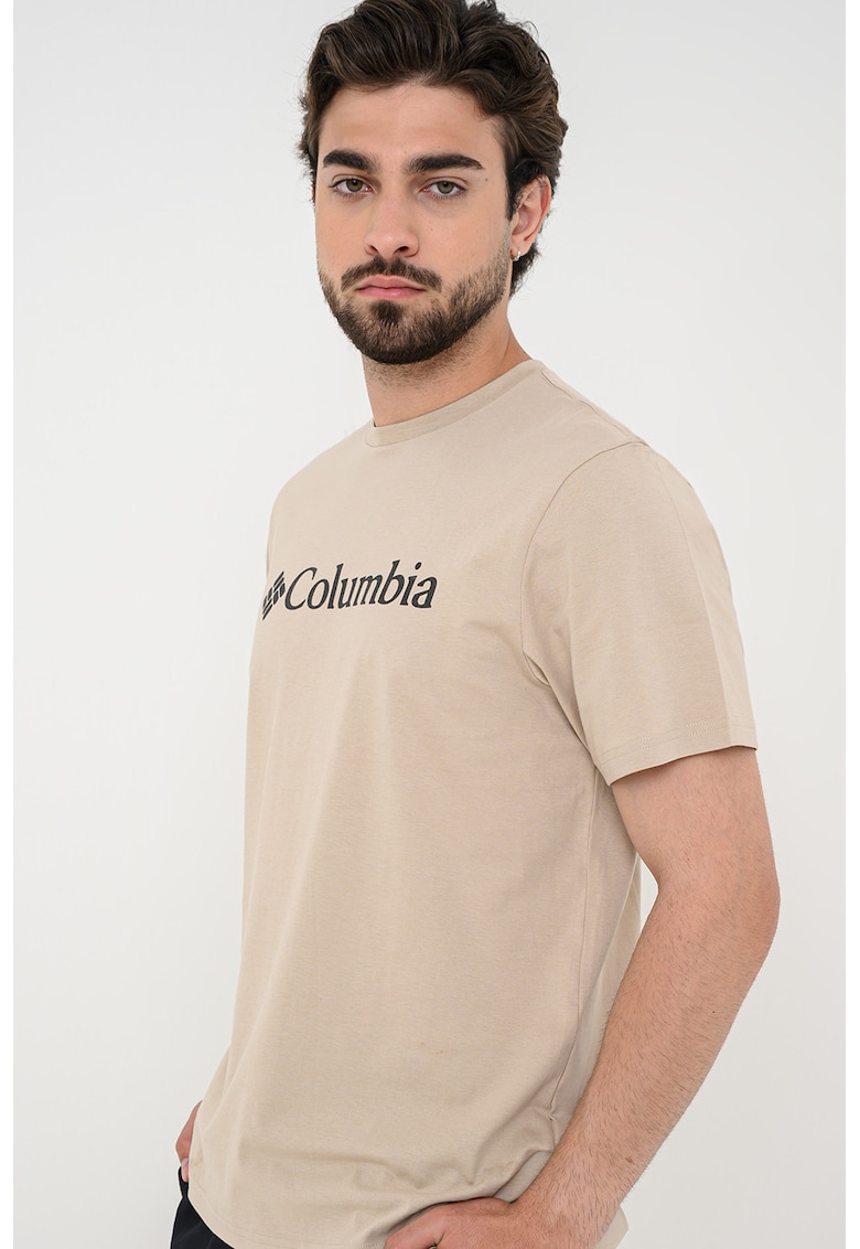 Tricou din bumbac organic CSC Basic Logo™ - Bej
