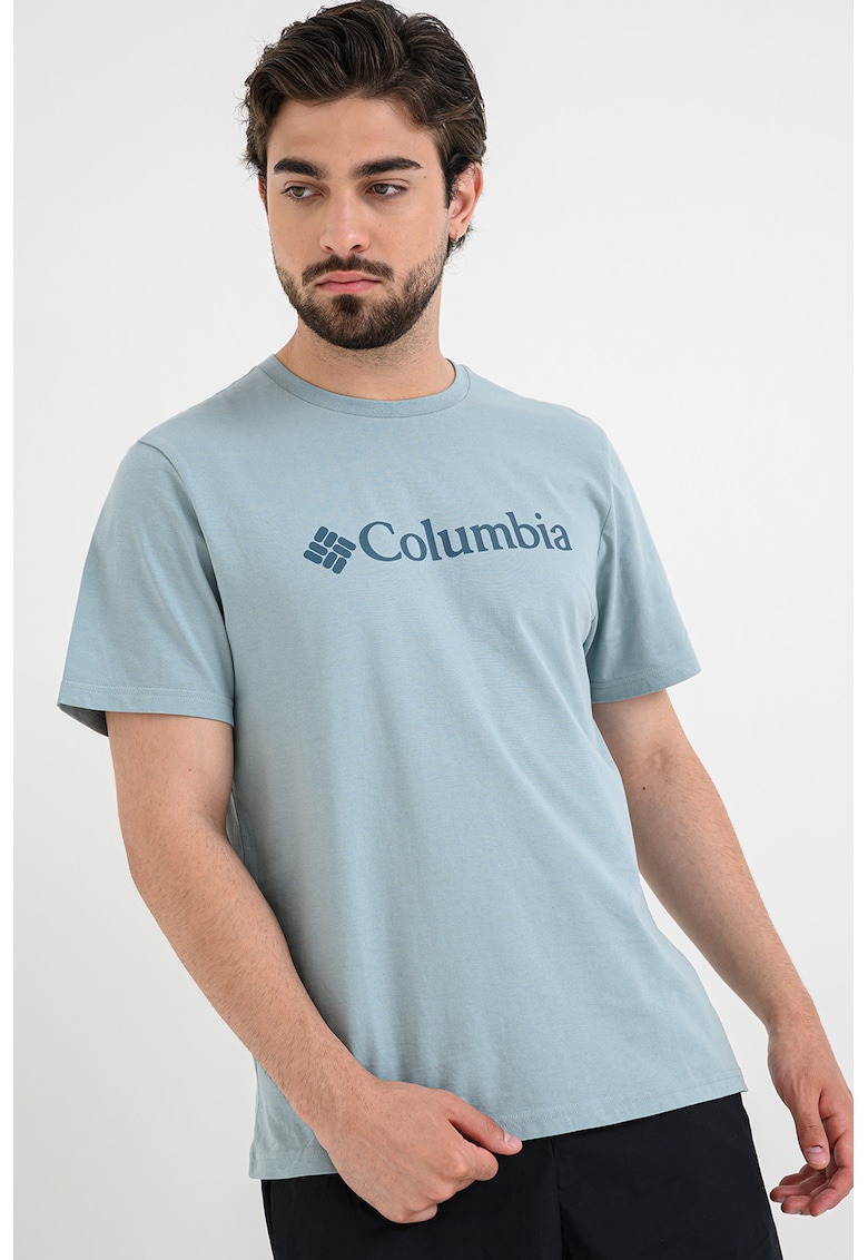 Tricou din bumbac organic CSC Basic Logo™ - Albastru deschis