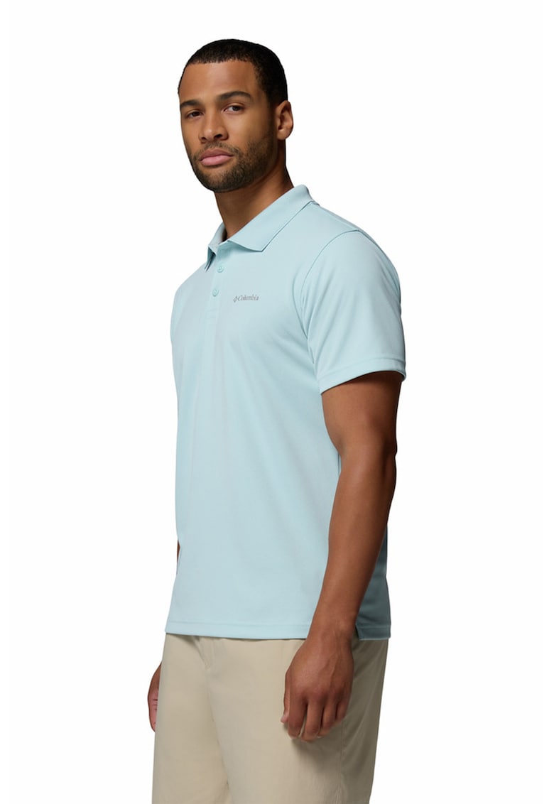 Tricou polo cu UPF 30 Utilizer™ - Albastru glaciar/Albastru deschis