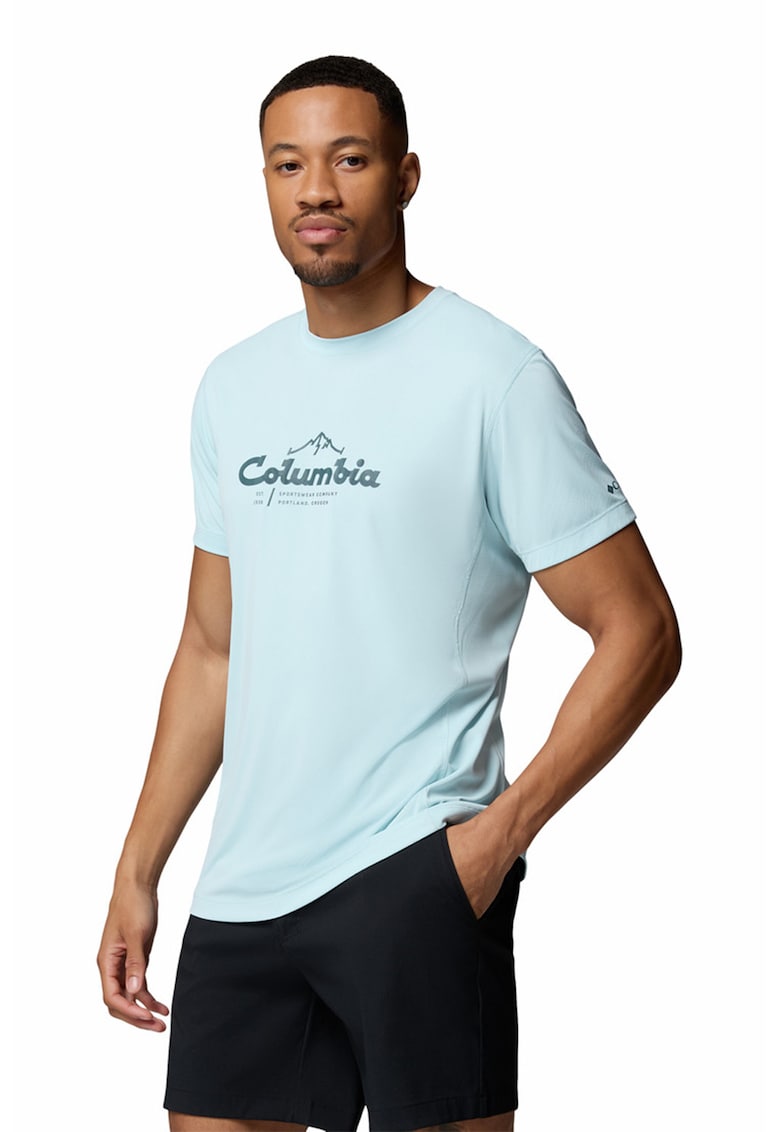 Tricou pentru drumetii Zero Rules™ - Albastru inchis/Albastru glaciar