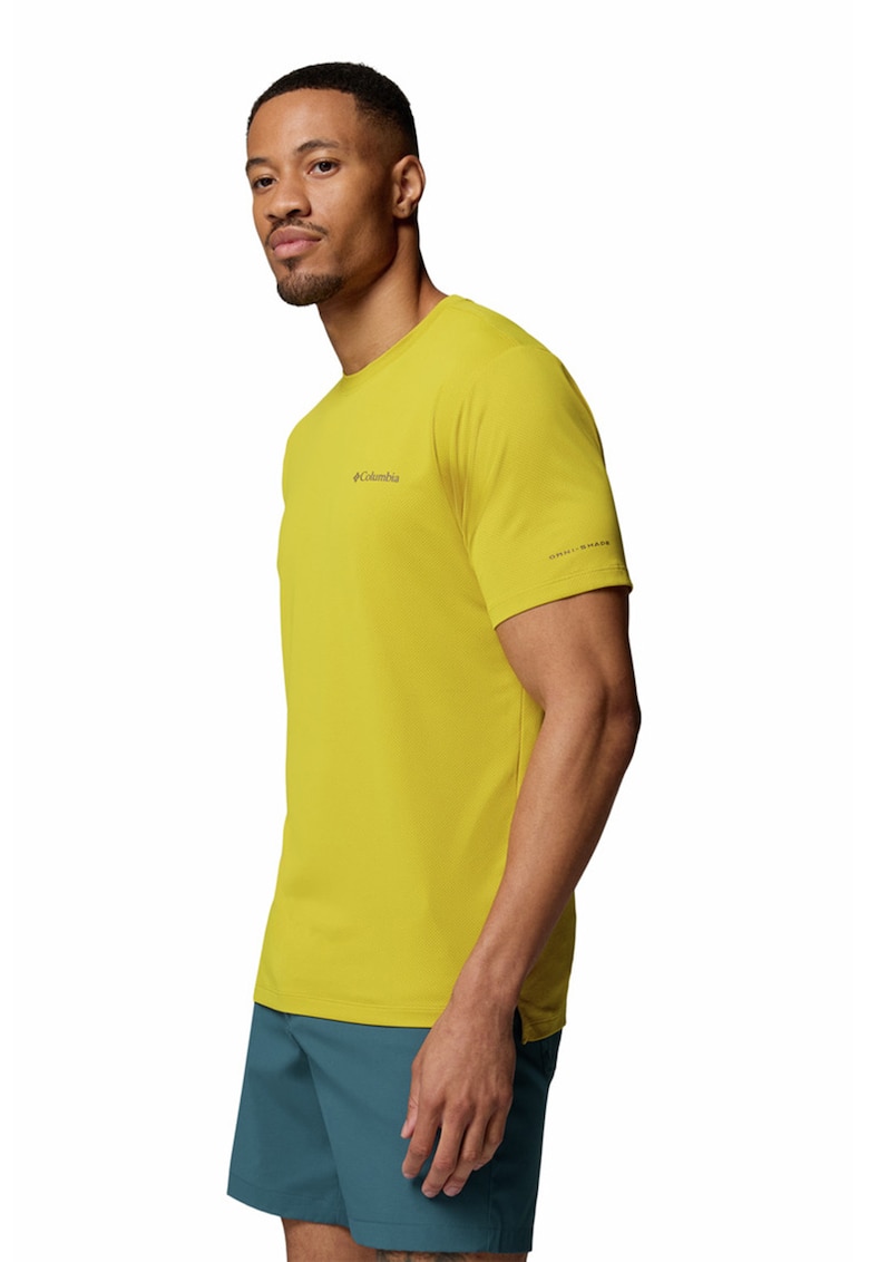 Tricou pentru trekking Tech Trail Utility - Galben sofran