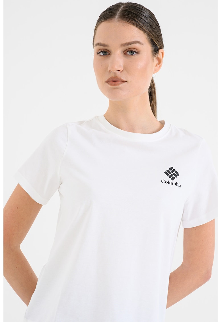 Tricou din bumbac organic Rolling Bend™ - Alb
