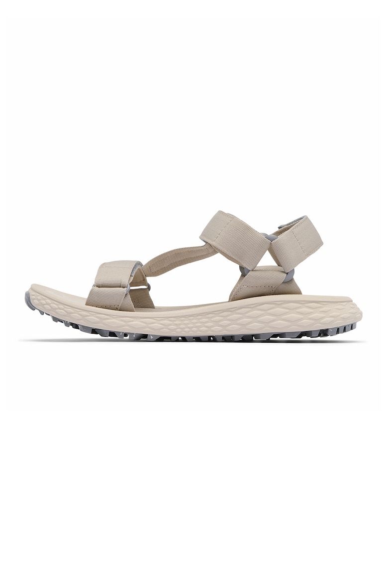 Sandale cu velcro Konos Globetrot - Gri deschis