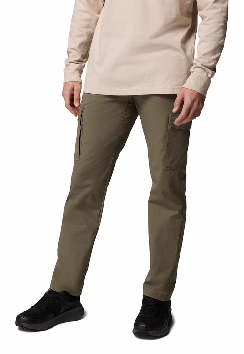Pantaloni cargo pentru trekking Roc - Kaki/Kaki inchis/Verde feriga