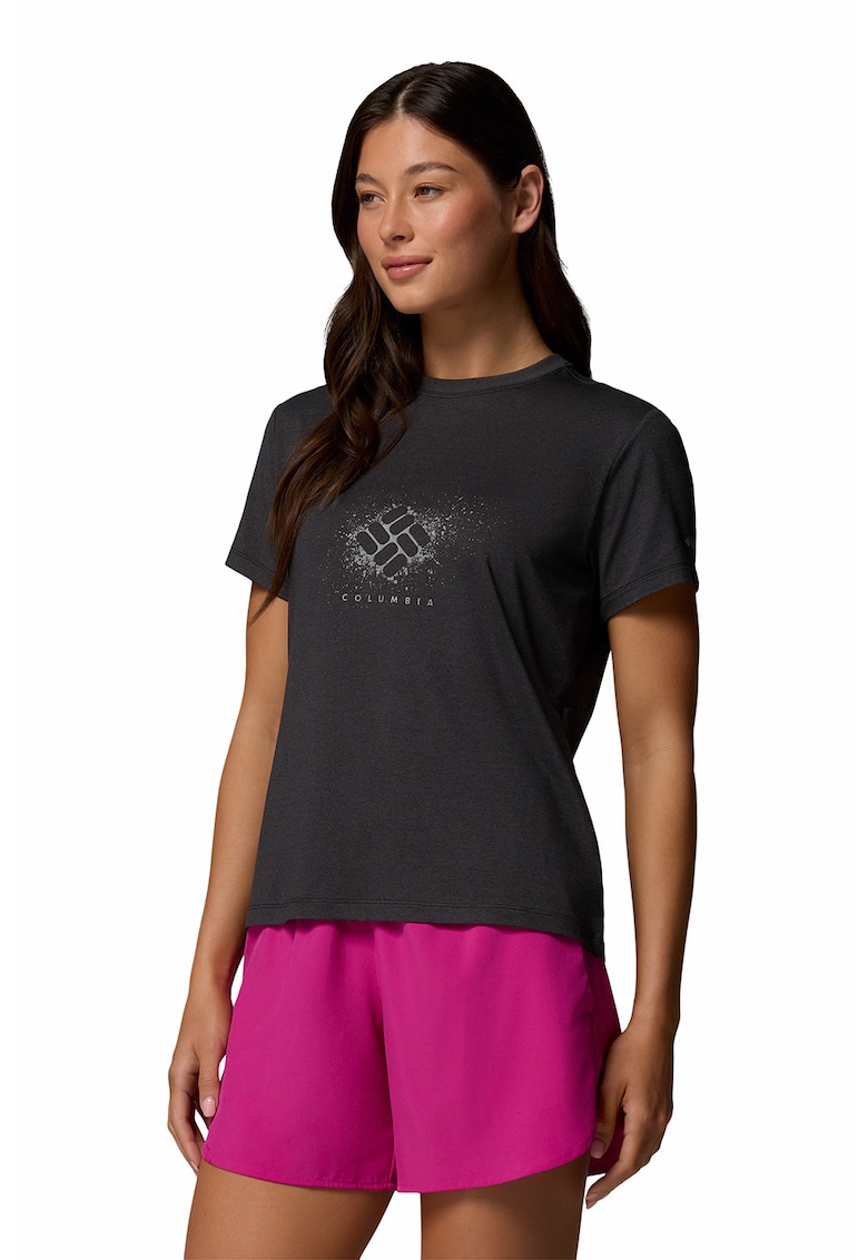 Tricou cu decolteu la baza gatului Parsons Point™ - Negru stins