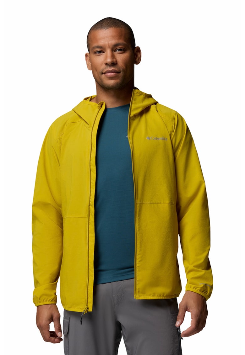 Jacheta cu gluga pentru drumetii Trailborne™ - Galben mustar