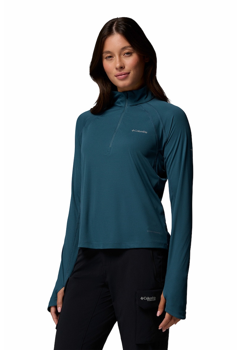 Bluza cu fermoar Stealth Spring™ pentru drumetii - Albastru petrol