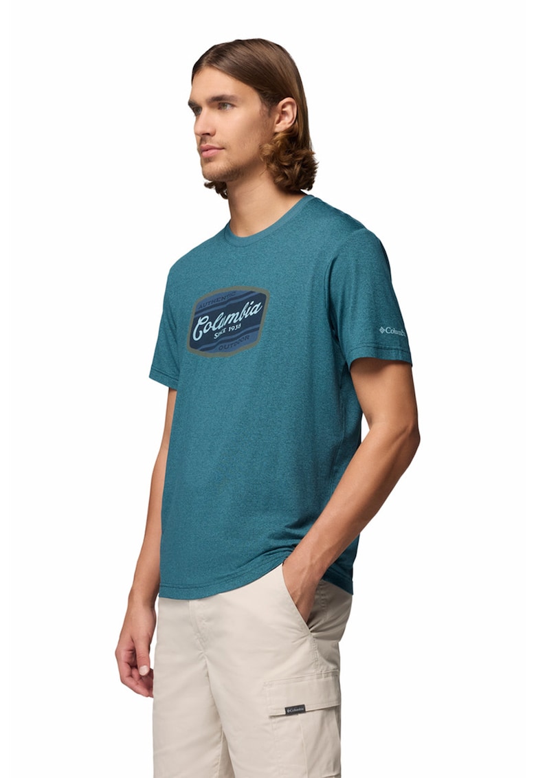 Tricou cu logo Parsons Point™ - Albastru petrol