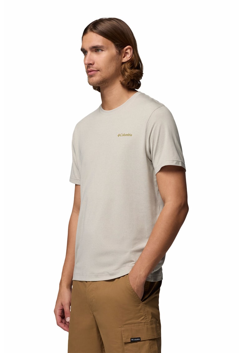 Tricou cu imprimeu grafic pe partea din spate Parsons Point™ - Bej deschis