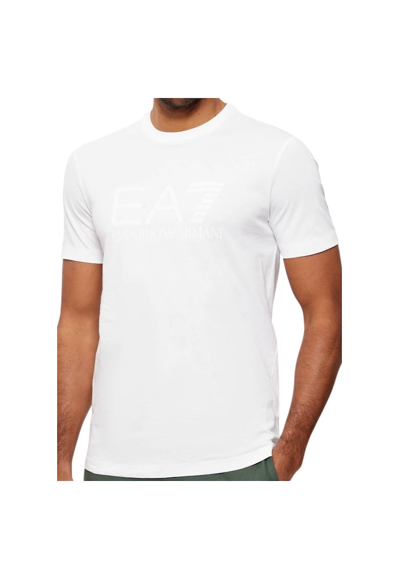 Tricou EA7 Train Core Id M Big Logo S 55475 - Alb