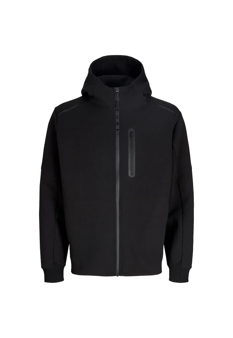 Hanorac JACK &JONES Fusion Full Zip 55912 - Negru