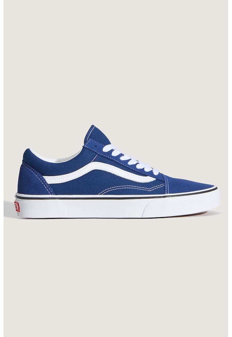 Tenisi unisex Old Skool - Alb/Albastru inchis