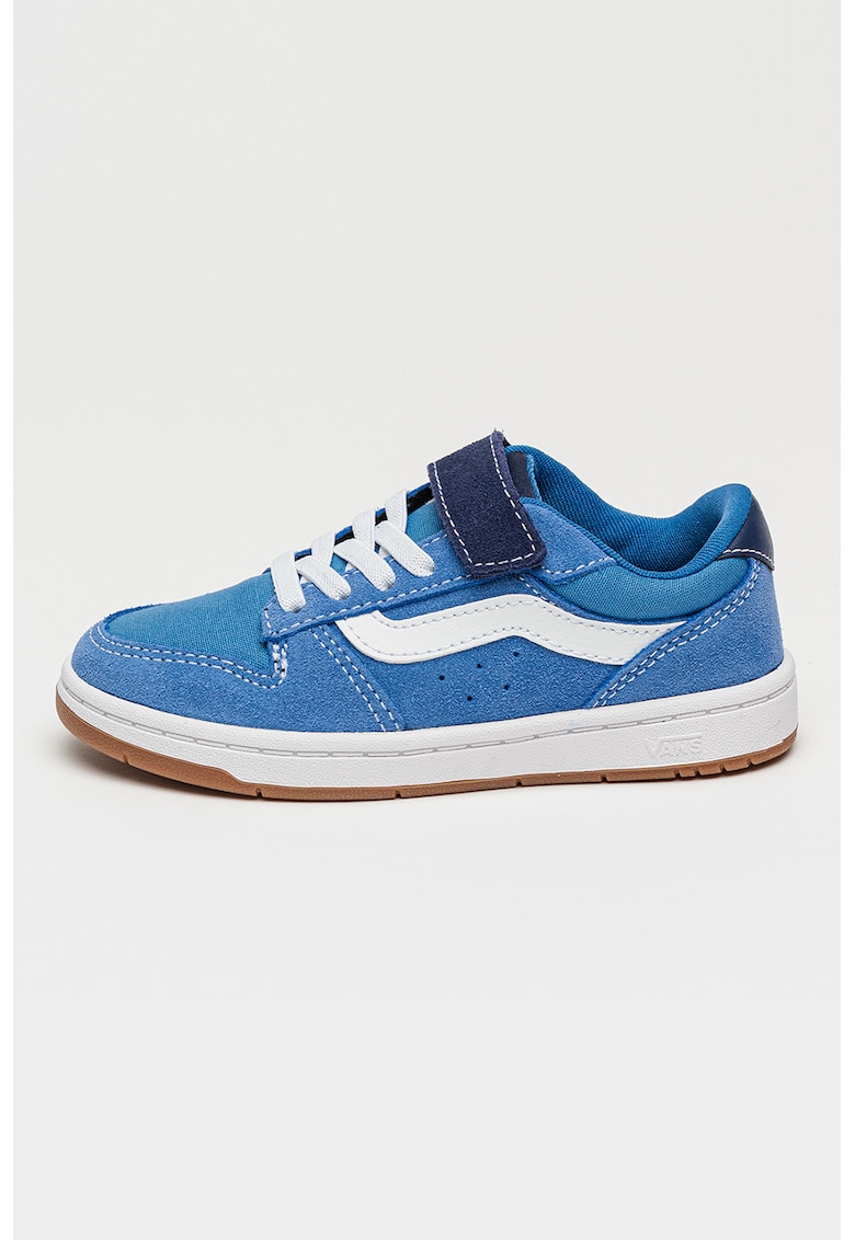 Pantofi sport Ryland de piele intoarsa cu insertii textile - Albastru pastel/Alb optic