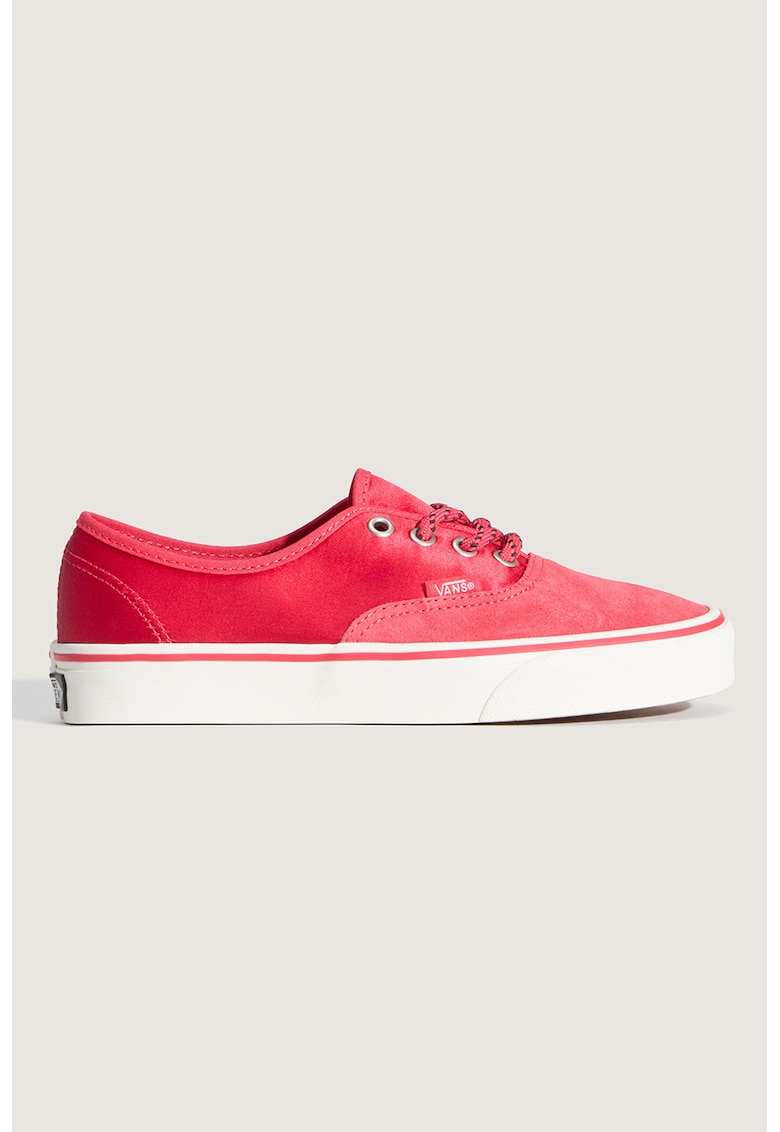 Pantofi sport Authentic cu insertii din piele intoarsa - Rosu