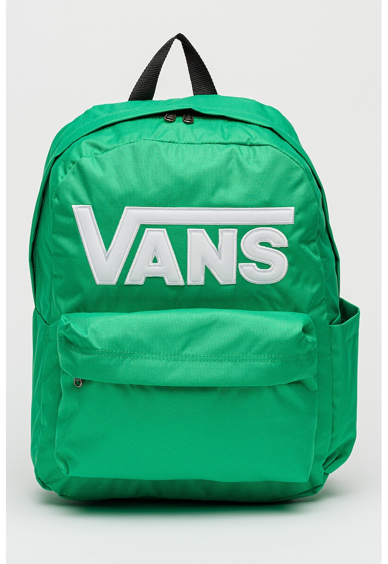 Rucsac cu logo in relief Old Skool - Verde electric/Alb optic