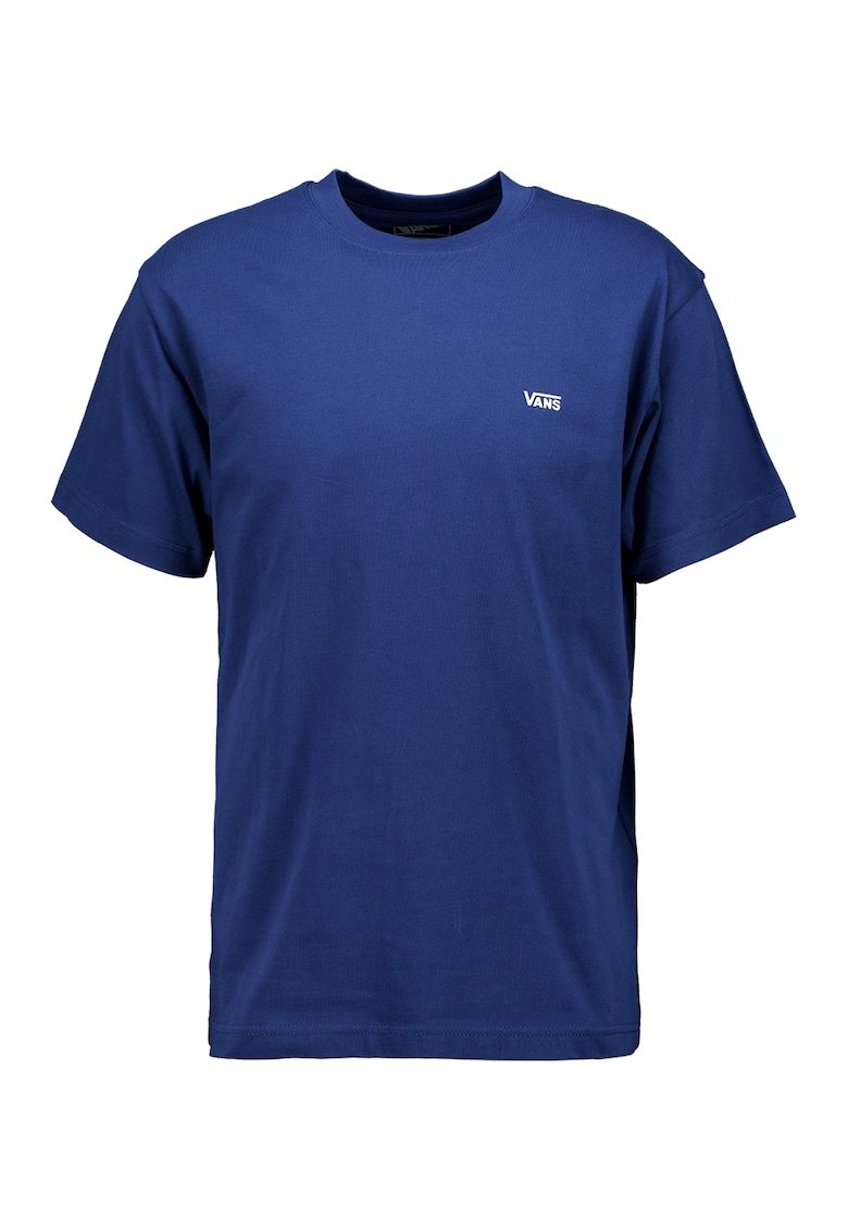 Tricou cu decolteu la baza gatului - Albastru indigo