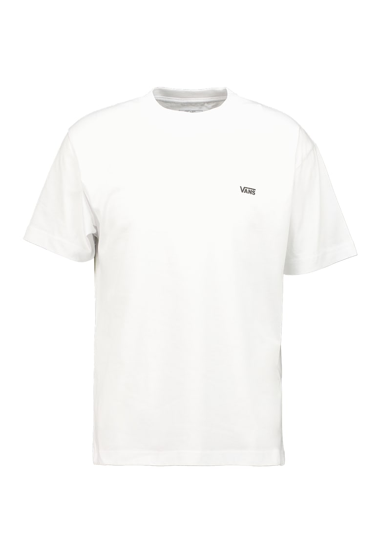 Tricou cu decolteu la baza gatului - Alb optic