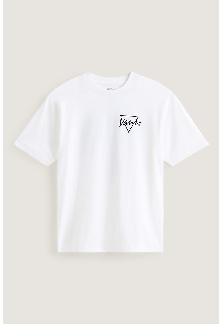 Tricou Palm Drive - Alb/Violet