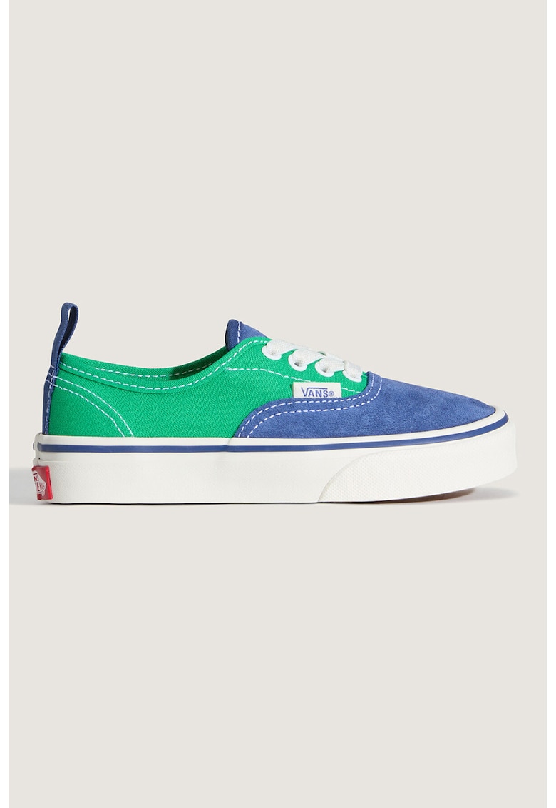 Pantofi sport slip-on Authentic cu detalii din piele intoarsa - Verde/Albastru inchis