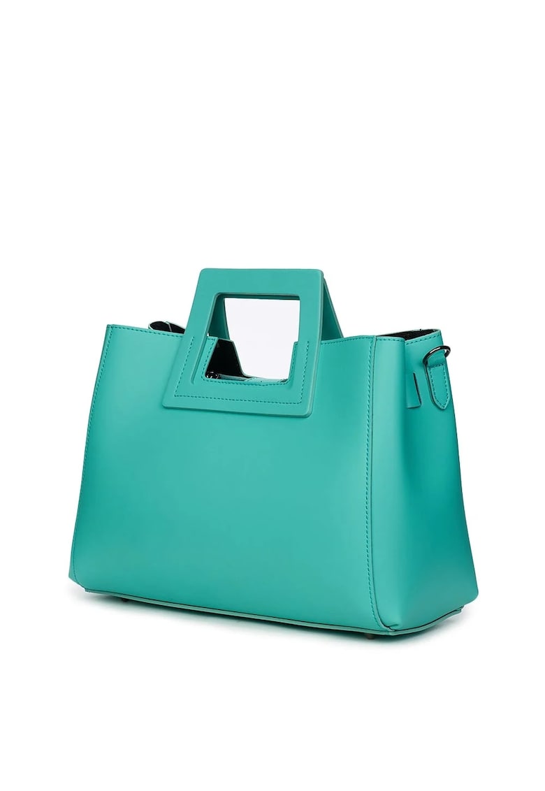 Geanta dama din piele naturala Armina - Verde