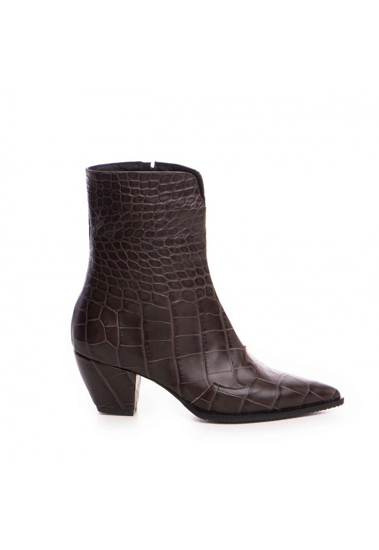 Ciocate dama Piele Naturala Maro Print NightFall