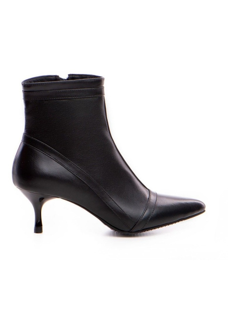 Botine Dama Piele Naturala Negru Ramya