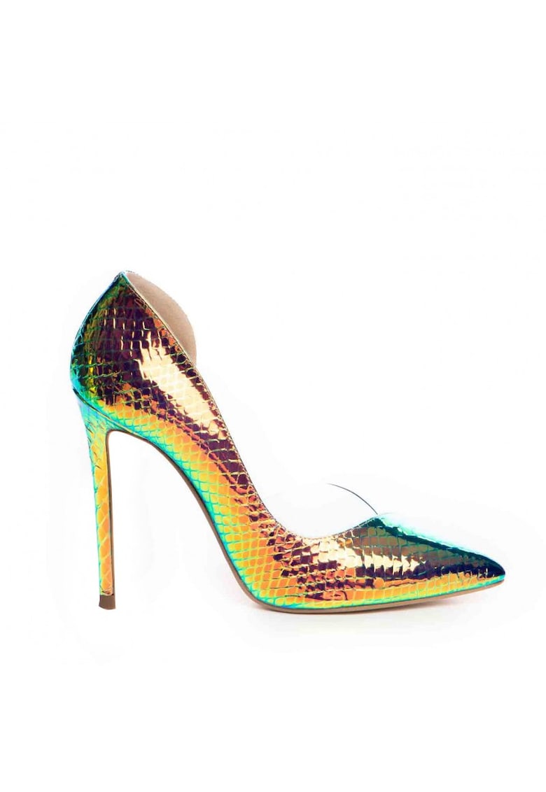 Pantofi stiletto piele naturala Cameleon Leila