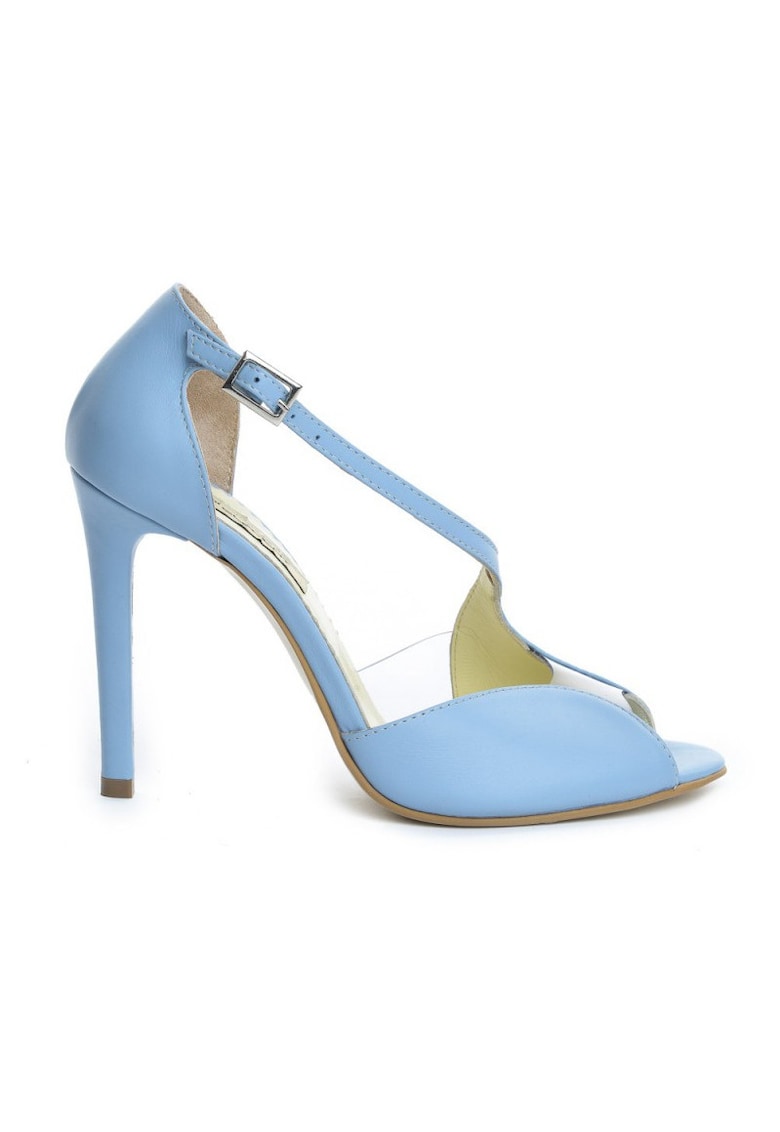Sandale dama piele naturala Bleu Muse