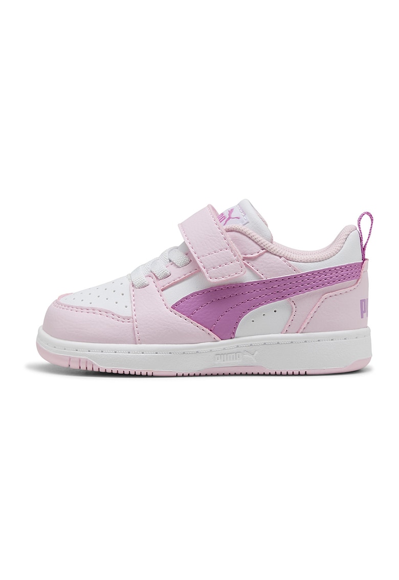 Pantofi Rebound v6 de piele ecologica - Alb/Roz deschis
