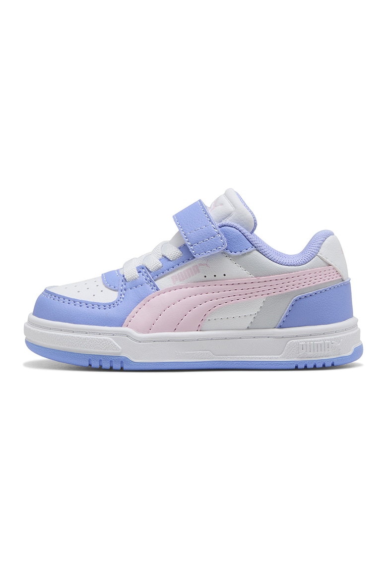 Pantofi sport Caven III Block cu velcro - Alb/Albastru pastel/Roz pastel
