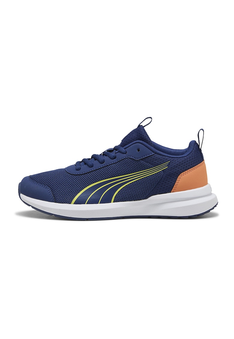 Pantofi sport Kruz Profoam de plasa cu garnituri sintetice - Galben/Albastru inchis/Portocaliu pal